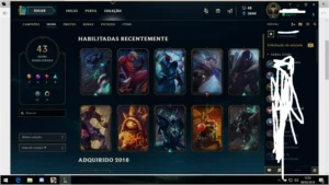 CONTA LOL PRATA I / 43 SKINS // 102 CHAMP // ÓTIMO MMR - League of Legends