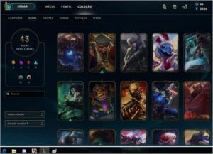 CONTA LOL PRATA I / 43 SKINS // 102 CHAMP // ÓTIMO MMR - League of Legends
