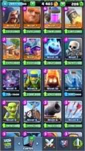 Xp11Arena 12 com 14 lendarias 2 nv3 e 5nv2 - Clash Royale