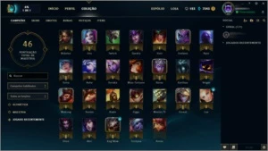 CONTA LEAGUE OF LEGENDS LOL