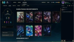 CONTA LEAGUE OF LEGENDS LOL