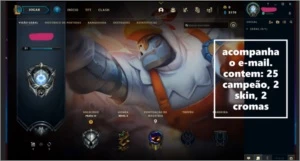 conta lol - novinha - League of Legends