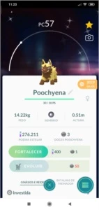 Poochyena shiny - Pokemon GO
