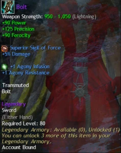 Conta Gw2 Com Armas E Itens Lendários - Outros