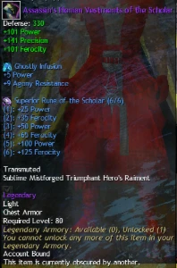 Conta Gw2 Com Armas E Itens Lendários - Outros