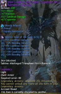 Conta Gw2 Com Armas E Itens Lendários - Outros