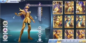 conta saint seiya awakening SSA