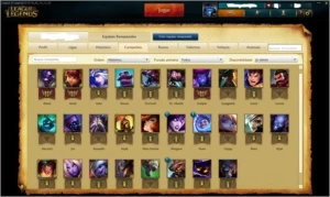 conta LOL ouro 4 - League of Legends