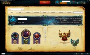 Conta Gold 3(Solo/Duo) e Platina 4 na Flex. - League of Legends LOL
