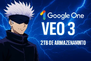 Google One Ai Pro + Veo 3 + Gemini 2.5 / 12 Meses - Assinaturas e Premium