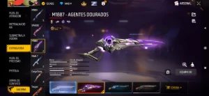 Nível 62 , +3k de like, angelical vermelha, barbinha, - Free Fire