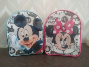 Mochila Toy Mickey e Minnie Personalizada - Artesanato e Personalizados