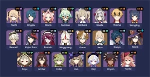 Conta AR 56 - Yae Miko + Kagura - Shogun Raiden, Eula+ - Genshin Impact
