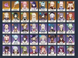 Conta AR 56 - Yae Miko + Kagura - Shogun Raiden, Eula+ - Genshin Impact