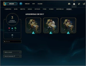 Conta Ouro 1 - League of Legends LOL