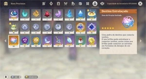 AR 58 - 14 Personagens T5 / 8 Armas T5 - Endgame - Genshin Impact