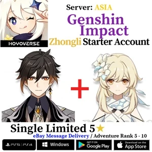 [Asia/AS] [INSTANT] Genshin Impact Zhongli Starter Female