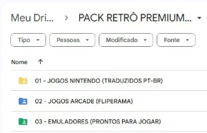 Pack Retrô: Nintendo Pt-Br + Arcade Fliperama - Envio Auto - Outros