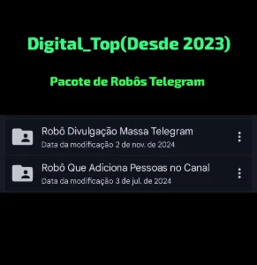 🧠🚀📈✅Pacote Poderoso de Robôs Telegram 🤖 Automatize Tudo! - Others