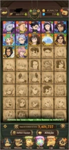 Conta 7DS Grand Cross (Nanatsu no taizai) top demais - Outros