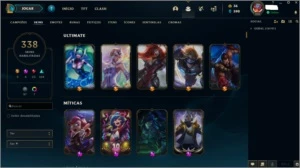 Conta League of Legends nivel 206|1521EL|331skins|604icones LOL