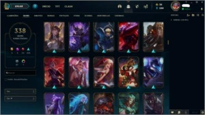 Conta League of Legends nivel 206|1521EL|331skins|604icones LOL