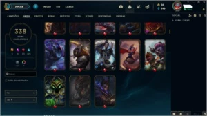 Conta League of Legends nivel 206|1521EL|331skins|604icones LOL