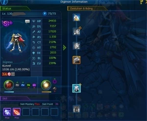 Digimon Master Super Conta ( Lucemon ) server - Digimon Masters Online DMO