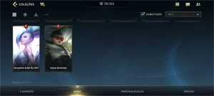 WILD RIFT 73 SKINS MESTRE; 1055WC; PASSE ON; {8 LENDÁRIAS} - League of Legends: Wild Rift LOL WR