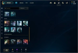 CONTA COM 156 SKINS (3 ULTIMATE + 2 PRESTÍGIOS) - League of Legends LOL