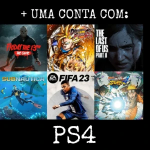 Conta Ps4 Com Jogos - Outros