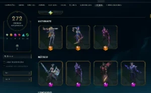 Conta rara diamante 2 / 1700+ skins - League of Legends LOL