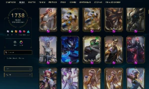 Conta rara diamante 2 / 1700+ skins - League of Legends LOL