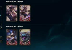 Conta rara diamante 2 / 1700+ skins - League of Legends LOL