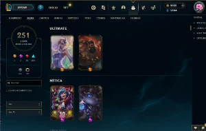 Conta Ex Mestre (2021), 251 Skin + 30 Espólios + 2635 Rp - League of Legends LOL