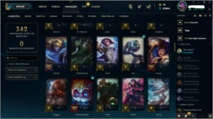 CONTA PRATA 2 COM 111 CAMPEOES E 64 SKINS - League of Legends LOL