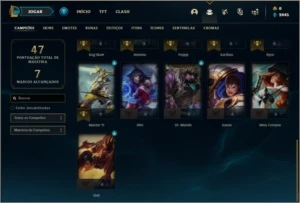 Conta DIAMANTE 2 com 4 skins e 26 champs - League of Legends LOL