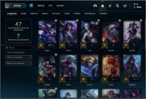 Conta DIAMANTE 2 com 4 skins e 26 champs - League of Legends LOL
