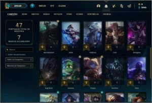Conta DIAMANTE 2 com 4 skins e 26 champs - League of Legends LOL