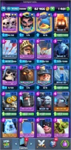 CONTA CLASH ROYALE TOP, REI 11 QUASE UPANDO.