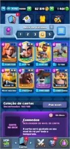 CONTA CLASH ROYALE TOP, REI 11 QUASE UPANDO.