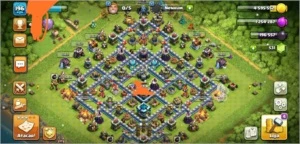 CONTA CLASH OF CLANS - CV13 QUASE FULL BARATO