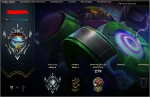 Conta Prata 2 - League of Legends LOL
