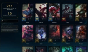 Conta de League Of Legends com 26 skins, nivel 140 LOL