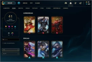 Conta LOL Diamante 3 (SOLO DUO) - League of Legends