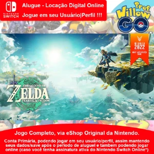 Nintendo Switch - Jogos Games Aluguel Locação Digital Online - Jogos (Mídia Digital)