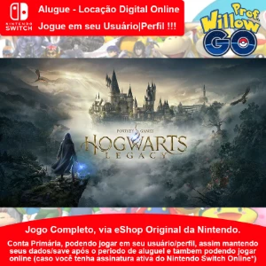Nintendo Switch - Jogos Games Aluguel Locação Digital Online - Jogos (Mídia Digital)