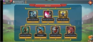 Vendo com 244m de poder com t4 liberada - Lords Mobile