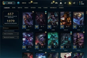 Conta Raríssima da, Season 1 com Rammus REI e Kayle Juiza - League of Legends LOL