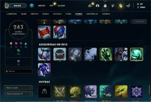 Conta Raríssima da, Season 1 com Rammus REI e Kayle Juiza - League of Legends LOL
